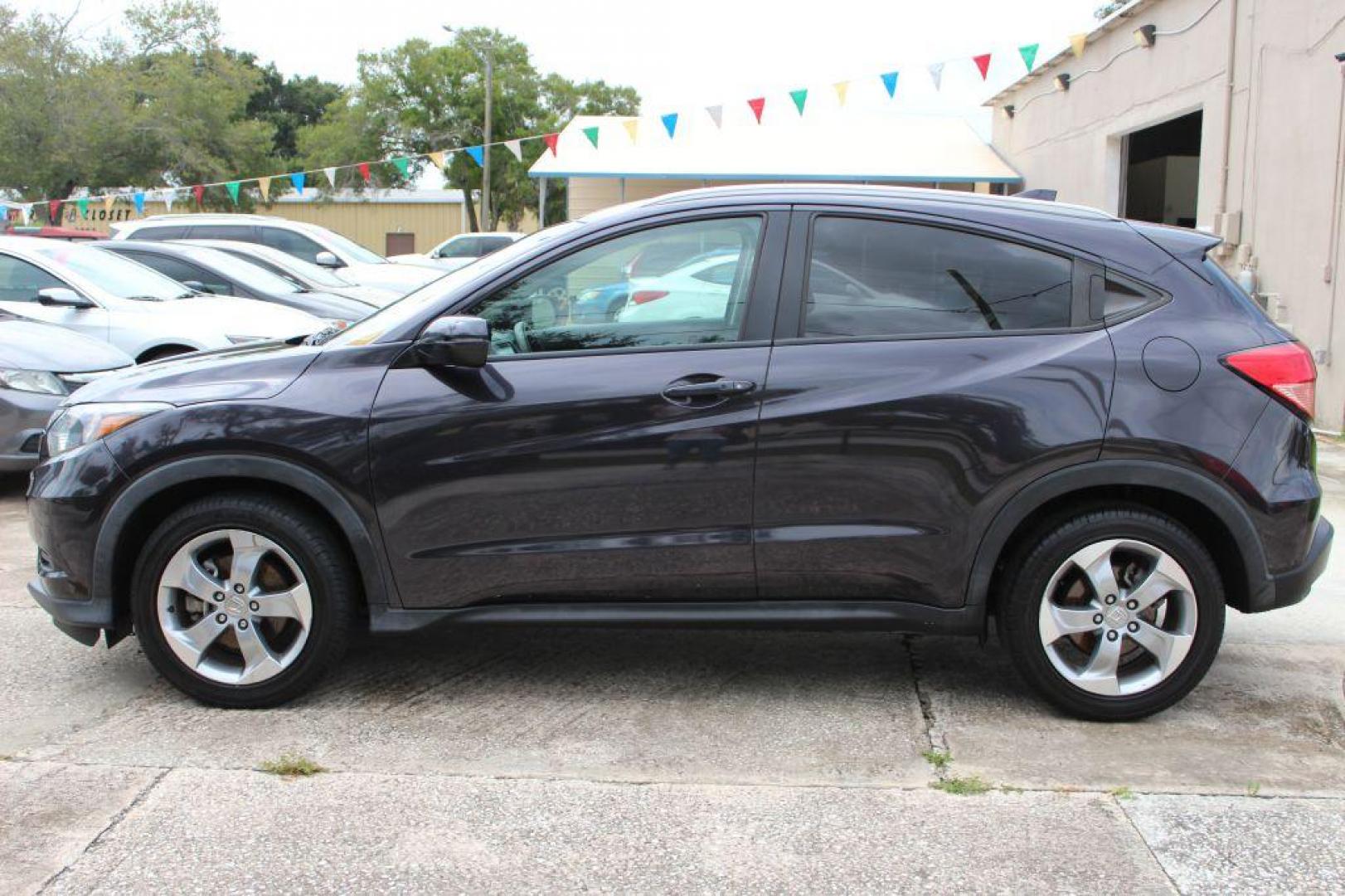 2016 BLACK HONDA HR-V EXL (3CZRU5H7XGM) with an 1.8L engine, Continuously Variable transmission, located at 6921 40th St N, Pinellas Park, FL, 33781, (727) 366-8136, 27.834944, -82.687653 - Photo#1
