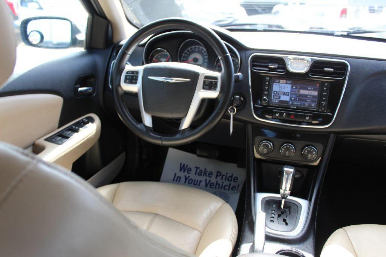 2012 SILVER CHRYSLER 200 LIMITED (1C3CCBCB7CN) with an 2.4L engine, Automatic transmission, located at 6921 40th St N, Pinellas Park, FL, 33781, (727) 366-8136, 27.834944, -82.687653 - Photo#19