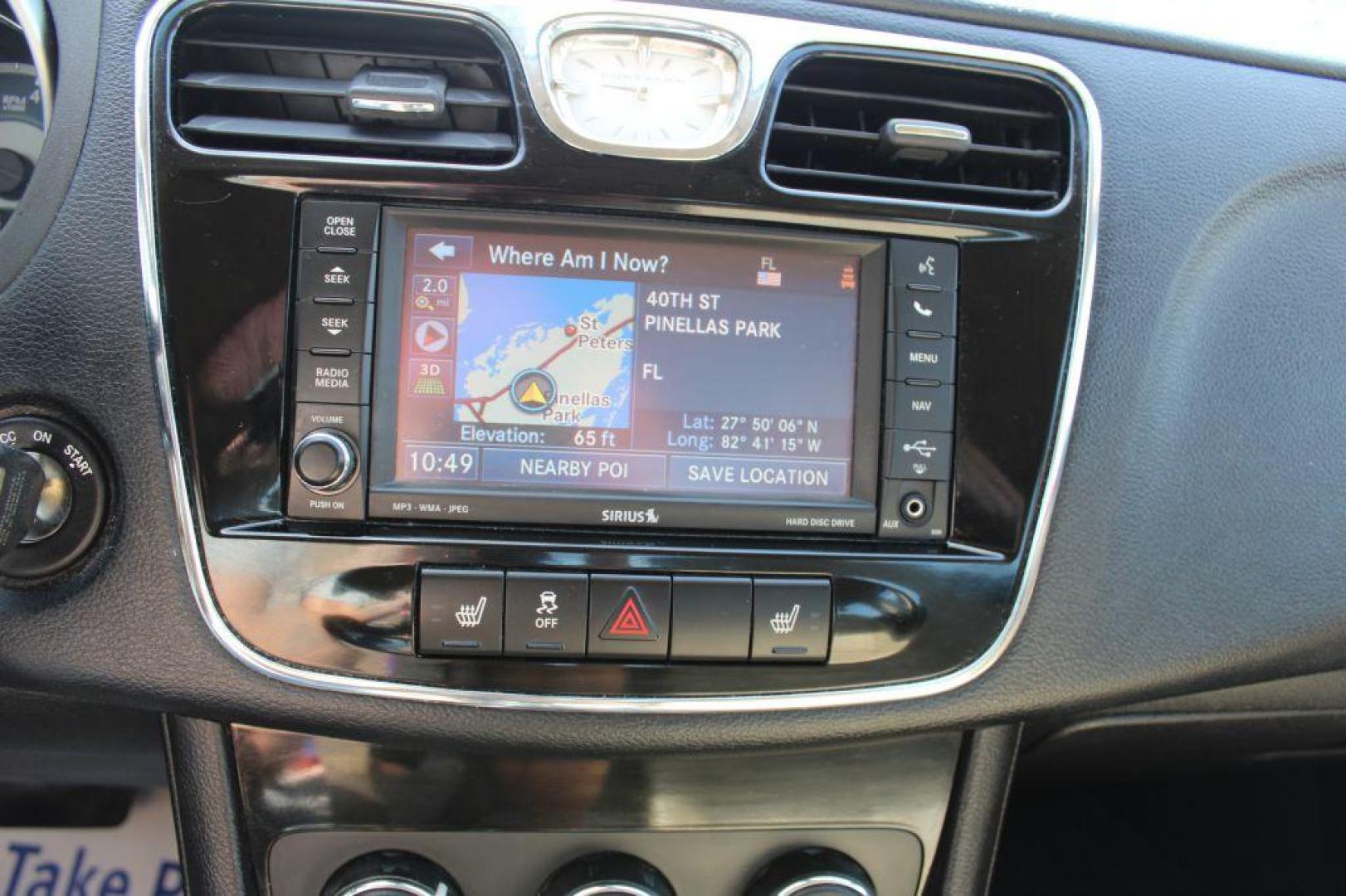 2012 SILVER CHRYSLER 200 LIMITED (1C3CCBCB7CN) with an 2.4L engine, Automatic transmission, located at 6921 40th St N, Pinellas Park, FL, 33781, (727) 366-8136, 27.834944, -82.687653 - Photo#26