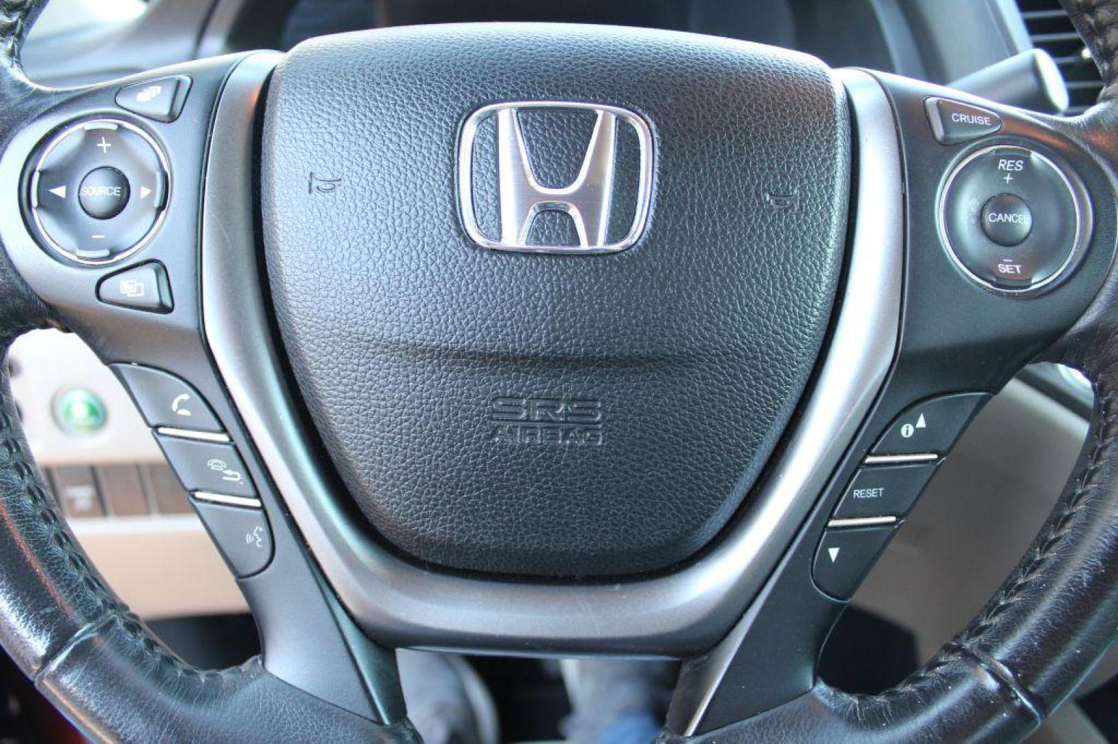 2017 MAROON HONDA RIDGELINE RTL (5FPYK3F63HB) with an 3.5L engine, Automatic transmission, located at 6921 40th St N, Pinellas Park, FL, 33781, (727) 366-8136, 27.834944, -82.687653 - Photo#44