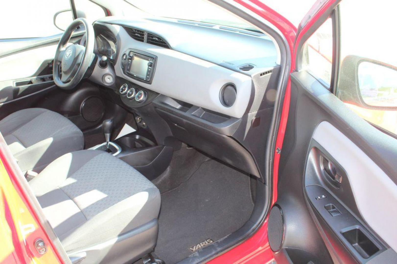 2016 RED TOYOTA YARIS L (VNKKTUD31GA) with an 1.5L engine, Automatic transmission, located at 6921 40th St N, Pinellas Park, FL, 33781, (727) 366-8136, 27.834944, -82.687653 - 2016 Toyota Yaris - Clean with Low Miles and Full CarFax Report - Fully Serviced and Ready to Go with Aux Inputs, Bluetooth Options and More, Great First Car, Good for Work Commute, School or Any Food Delivery Services! Must See! *****100% TRANSPARENT PRICING ***** 125-Point Inspection Completed, - Photo#17